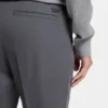 Slim-fit trousers in stretch-cotton dobby