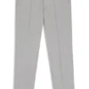 Slim-fit trousers in stretch-cotton dobby