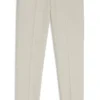 Slim-fit trousers in stretch-cotton dobby