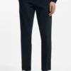 Slim-fit trousers in stretch-cotton gabardine