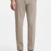 Slim-fit trousers in stretch-cotton gabardine