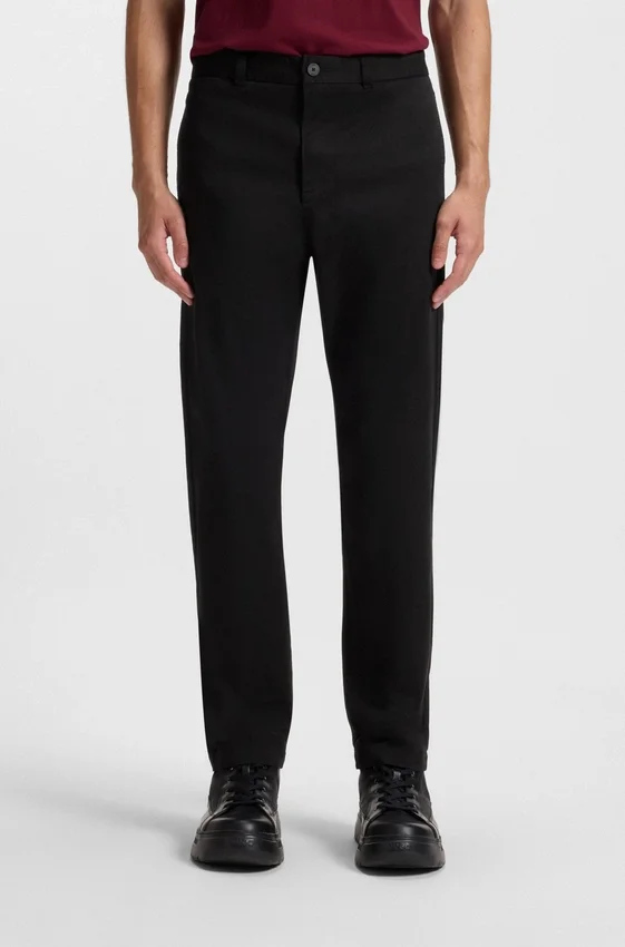 Slim-fit trousers in stretch-cotton gabardine Slim-fit trousers in stretch-cotton gabardine