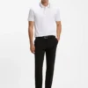 Slim-fit trousers in stretch-cotton gabardine