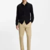 Slim-fit trousers in stretch-cotton gabardine Slim-fit trousers in stretch-cotton gabardine