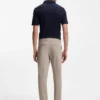 Slim-fit trousers in stretch-cotton gabardine