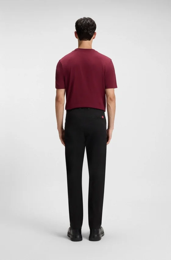 Slim-fit trousers in stretch-cotton gabardine Slim-fit trousers in stretch-cotton gabardine