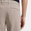 Slim-fit trousers in stretch-cotton gabardine