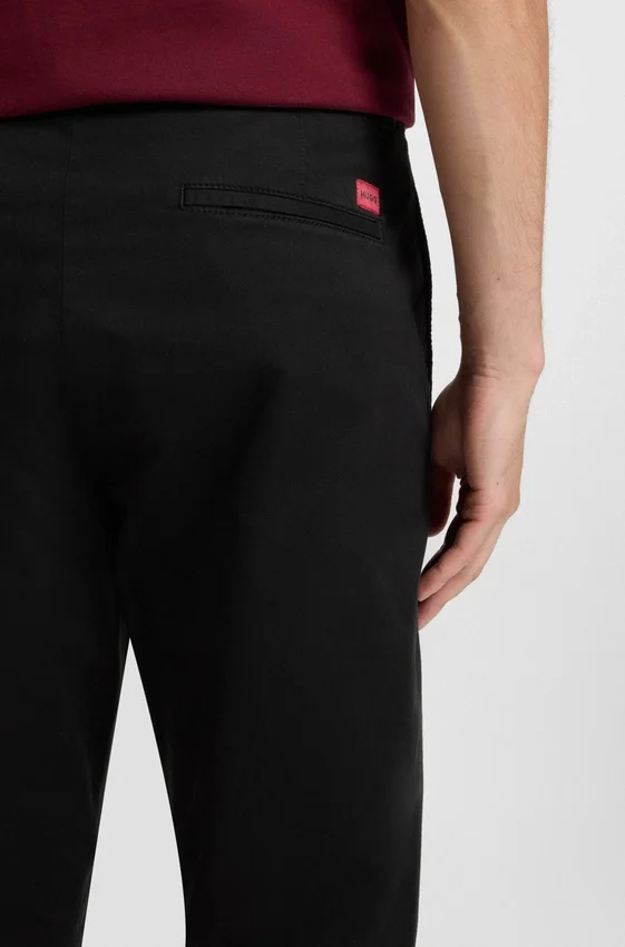 Slim-fit trousers in stretch-cotton gabardine Slim-fit trousers in stretch-cotton gabardine