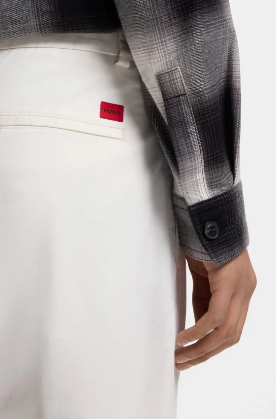 Slim-fit trousers in stretch-cotton gabardine Slim-fit trousers in stretch-cotton gabardine