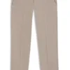 Slim-fit trousers in stretch-cotton gabardine