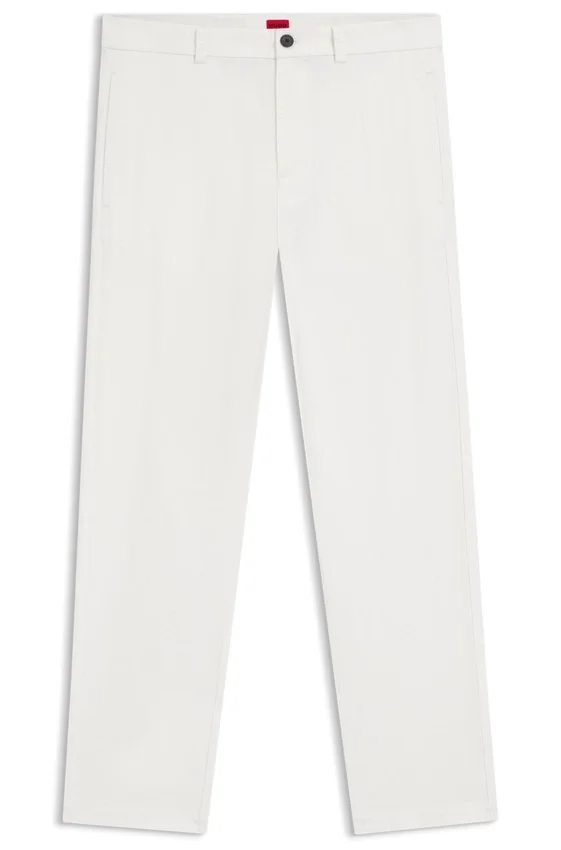 Slim-fit trousers in stretch-cotton gabardine Slim-fit trousers in stretch-cotton gabardine