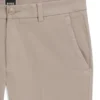 Slim-fit trousers in stretch-cotton gabardine
