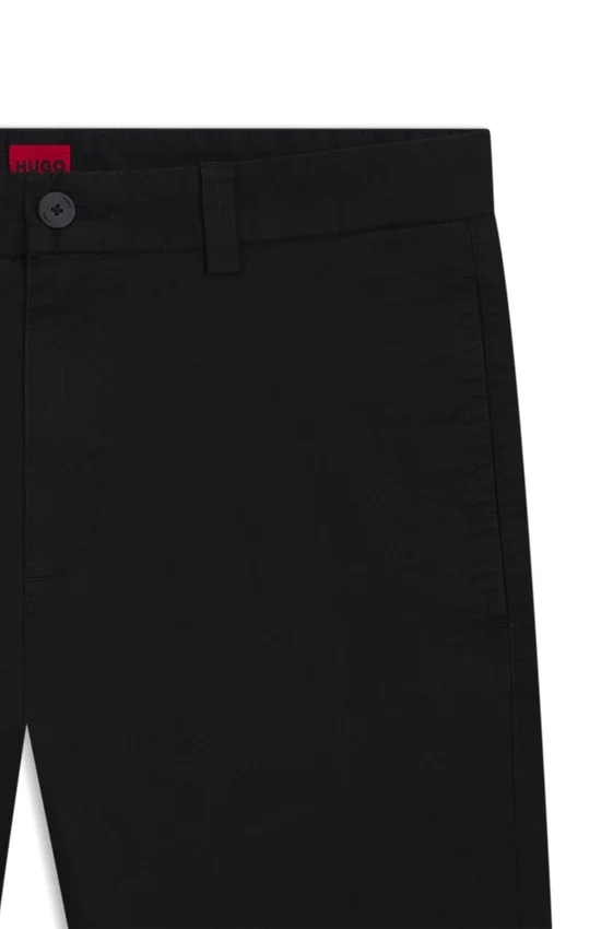 Slim-fit trousers in stretch-cotton gabardine Slim-fit trousers in stretch-cotton gabardine