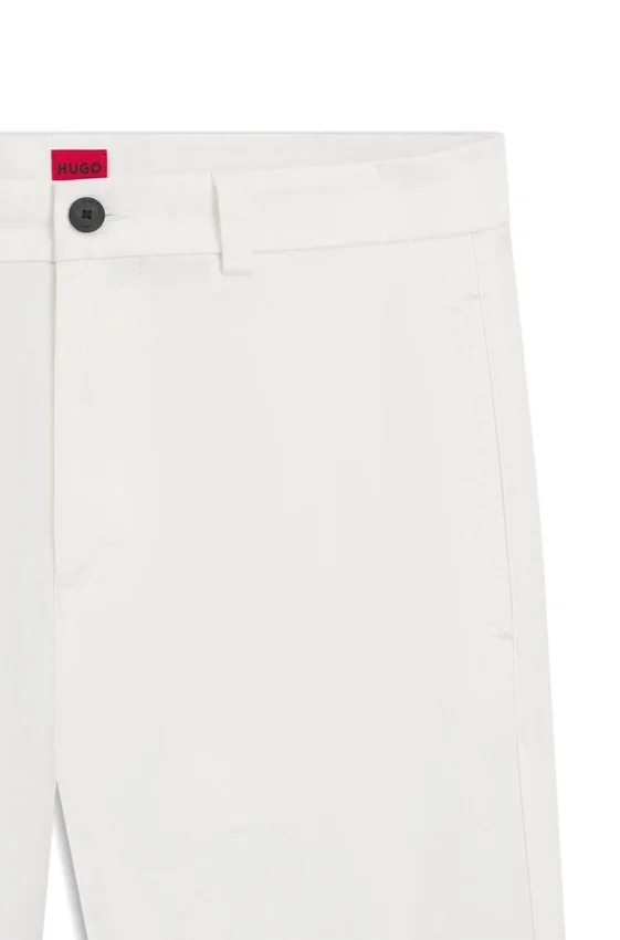 Slim-fit trousers in stretch-cotton gabardine Slim-fit trousers in stretch-cotton gabardine