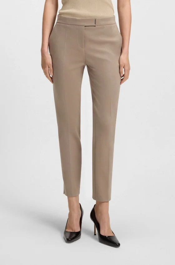 Slim-fit trousers in stretch fabric Slim-fit trousers in stretch fabric