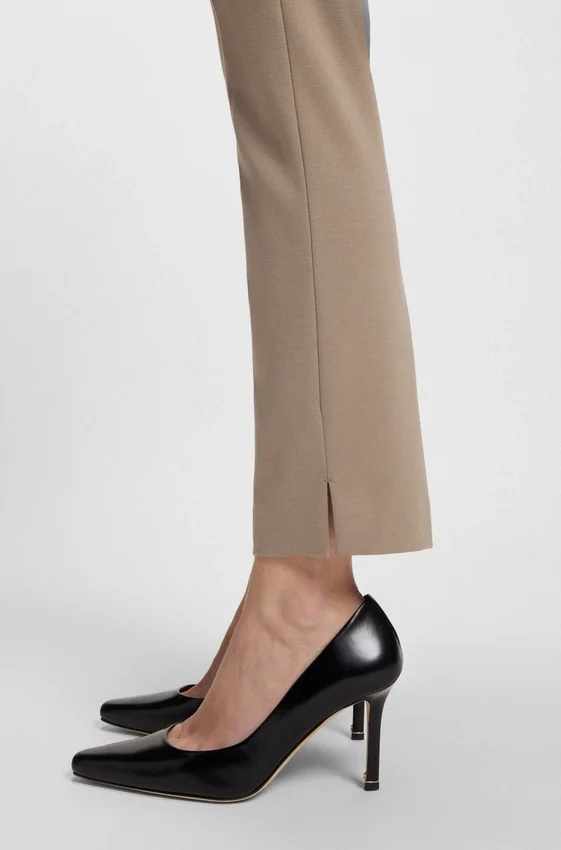 Slim-fit trousers in stretch fabric Slim-fit trousers in stretch fabric