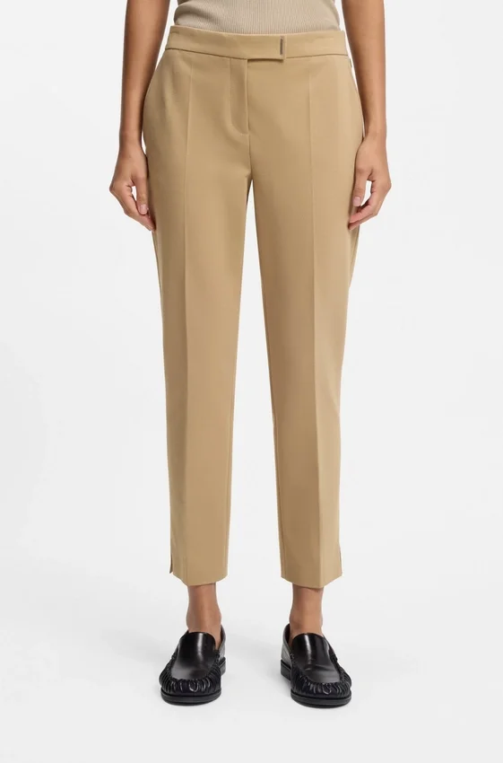 Slim-fit trousers in stretch jersey Slim-fit trousers in stretch jersey