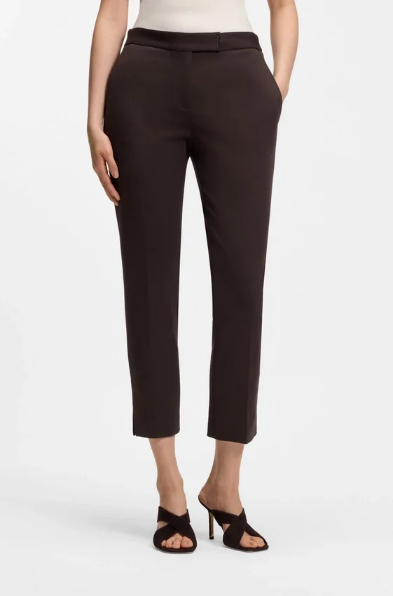 Slim-fit trousers in stretch jersey Slim-fit trousers in stretch jersey