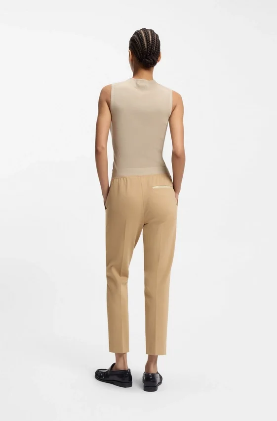 Slim-fit trousers in stretch jersey Slim-fit trousers in stretch jersey