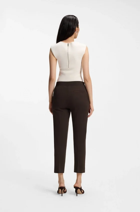 Slim-fit trousers in stretch jersey Slim-fit trousers in stretch jersey