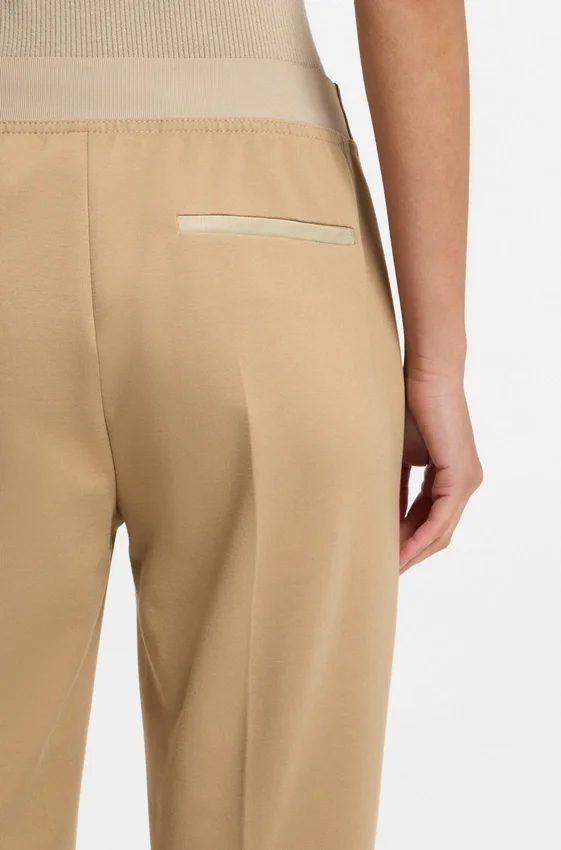 Slim-fit trousers in stretch jersey Slim-fit trousers in stretch jersey