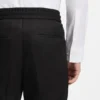 Slim-fit trousers in twill fabric