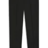 Slim-fit trousers in wool-blend poplin Slim-fit trousers in wool-blend poplin