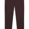 Slim-fit trousers in wool-blend poplin