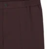 Slim-fit trousers in wool-blend poplin