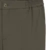 Slim-fit trousers in wool-blend poplin