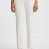 Slim-fit trousers with hem slits Slim-fit trousers with hem slits