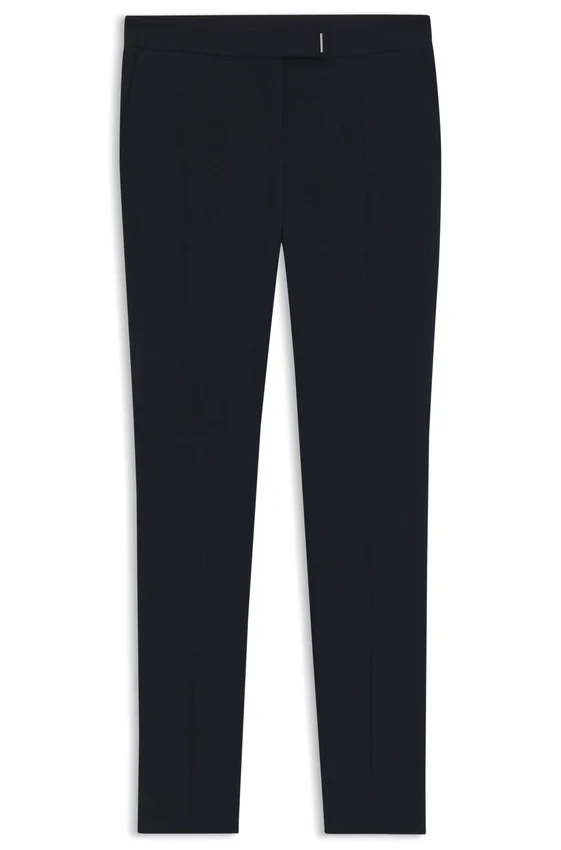 Slim-fit trousers with hem slits Slim-fit trousers with hem slits