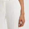 Slim-fit trousers with hem slits Slim-fit trousers with hem slits