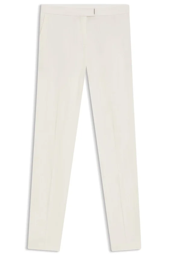 Slim-fit trousers with hem slits Slim-fit trousers with hem slits