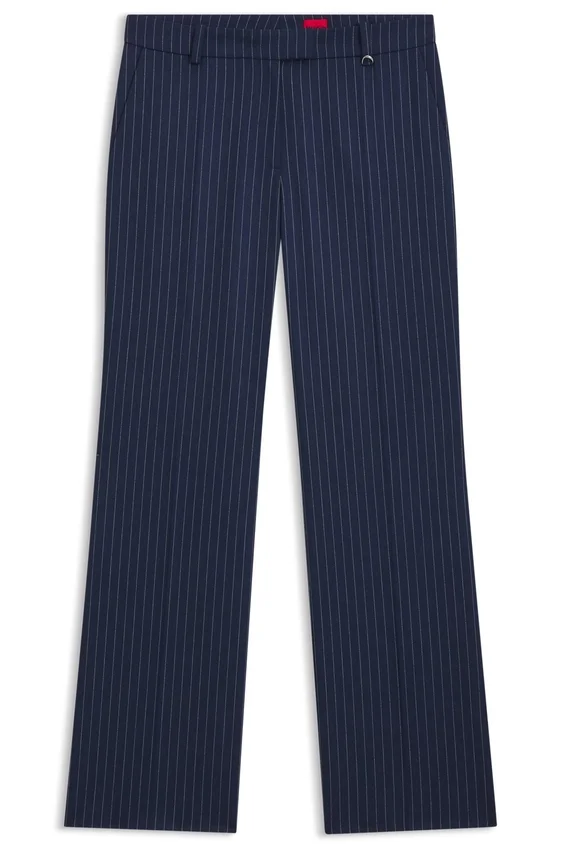 Slim-fit trousers with pinstripe Slim-fit trousers with pinstripe