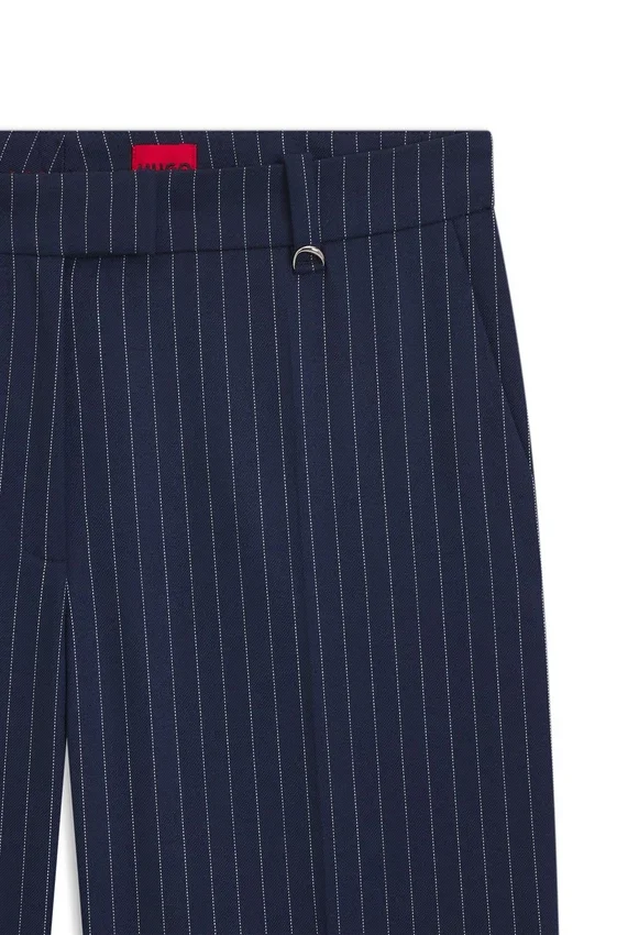 Slim-fit trousers with pinstripe Slim-fit trousers with pinstripe