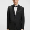 Slim-fit tuxedo jacket in virgin-wool serge Slim-fit tuxedo jacket in virgin-wool serge