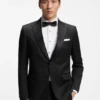 Slim-fit tuxedo jacket in virgin-wool serge Slim-fit tuxedo jacket in virgin-wool serge