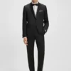 Slim-fit tuxedo jacket in virgin-wool serge Slim-fit tuxedo jacket in virgin-wool serge