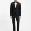 Slim-fit tuxedo jacket in virgin-wool serge Slim-fit tuxedo jacket in virgin-wool serge