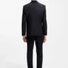Slim-fit tuxedo jacket in virgin-wool serge Slim-fit tuxedo jacket in virgin-wool serge