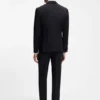 Slim-fit tuxedo jacket in virgin-wool serge Slim-fit tuxedo jacket in virgin-wool serge