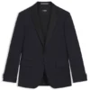 Slim-fit tuxedo jacket in virgin-wool serge Slim-fit tuxedo jacket in virgin-wool serge