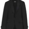 Slim-fit tuxedo jacket in virgin-wool serge Slim-fit tuxedo jacket in virgin-wool serge