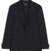 Slim-fit tuxedo jacket in virgin-wool serge Slim-fit tuxedo jacket in virgin-wool serge
