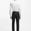 Slim-fit tuxedo pants in virgin wool serge