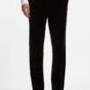 Slim-fit tuxedo trousers in cotton velvet