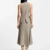 Slim-fit waistcoat in virgin wool