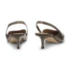 Slingback pumps in polished leather Slingback pumps in polished leather