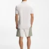 Slub-interlock polo shirt in a slim fit